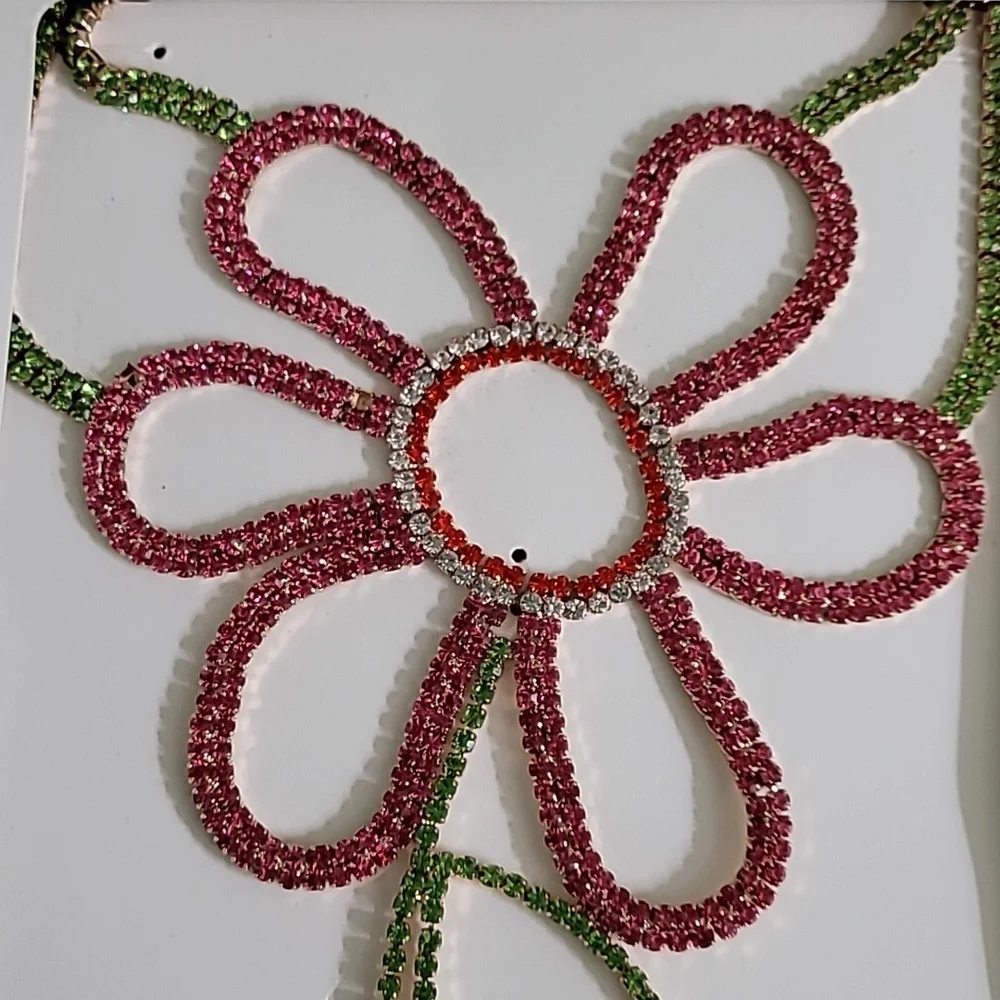 ZARA Multicolor Floral Necklace - Picture 6 of 14